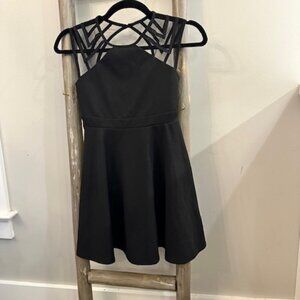 Nickie Lew Girls Black Fit & Flare Dress – Girls Size 8